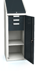 System cupboard UNI 1410 x 490 x 500 - shelves-drawers